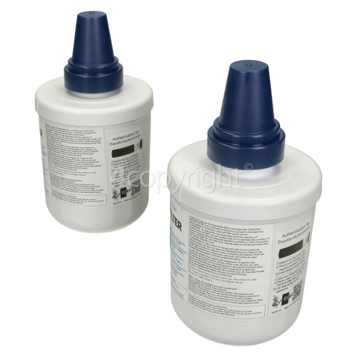Samsung Internal Water Filter Cartridge HAFIN2/Exp - Pack Of 2, 72 X 72 X 142mm
