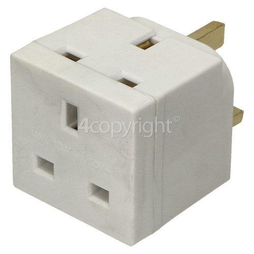 13A 2 Way Unfused Adapter