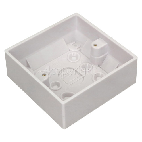 Wellco Single 32mm Pattress Box