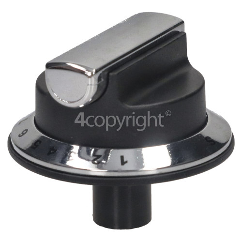 Rangemaster Oven Thermostat Control Knob - Chrome