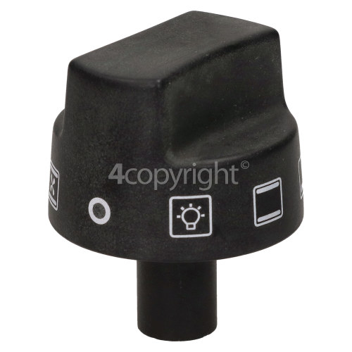 Delonghi PEMX166GHI Oven Control Knob - Black
