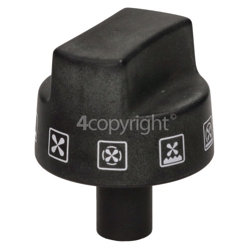 Delonghi PEMX166GHI Oven Control Knob - Black