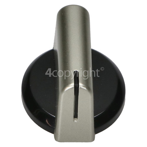 Baumatic Hob Control Knob - Black / Silver