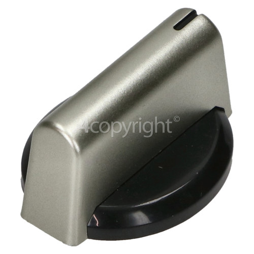 Baumatic Hob Control Knob - Black / Silver