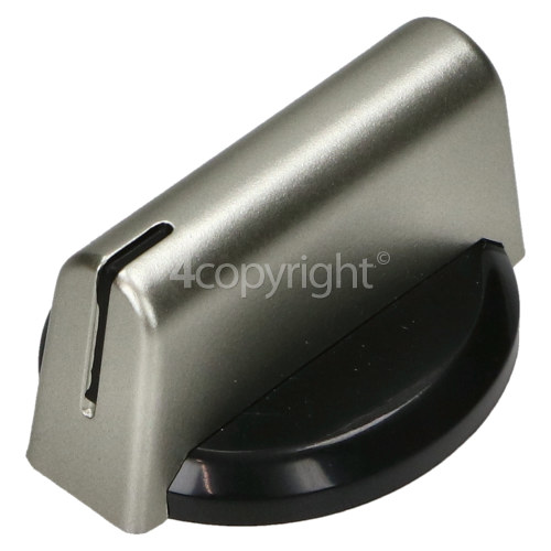 Baumatic Hob Control Knob - Black / Silver