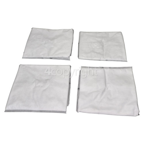 Hoover H86 EPA Microfibre Dust Bag With Active Carbon (Pack Of 4)