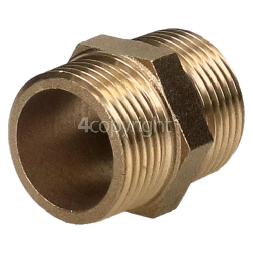 Brass Hose Connector 3/4"X 3/4" Threaded : Connector For Inlet Hoses