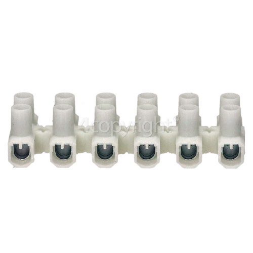 Wellco 15A Terminal Block 6 Way