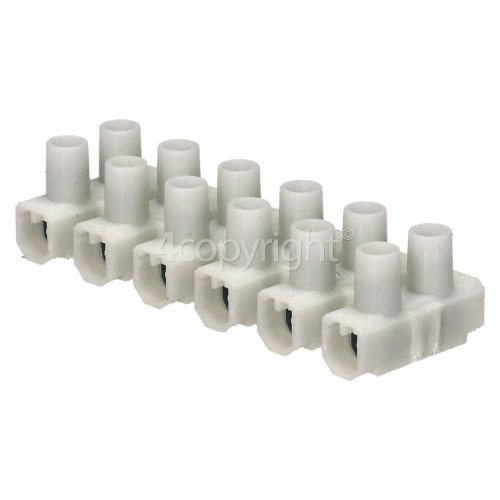 Wellco 15A Terminal Block 6 Way