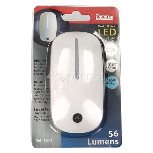 Lyvia Dusk Till Dawn LED Sensor Night Light