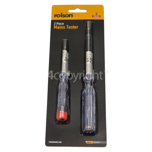 Rolson 2 Piece Mains Insulated Tester : Home / Workshop / Engineer