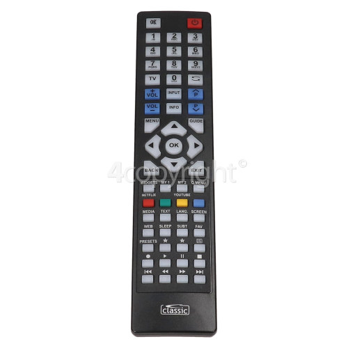 Hitachi IRC87201 Remote Control Compatible With : RC1912, RC4822, RC4845, RC4846, RC4849, RC4870, RC4880, RC5116, RC5117