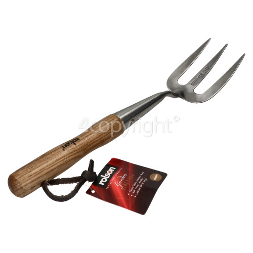 Rolson Stainless Steel Hand Fork With Ash Handle