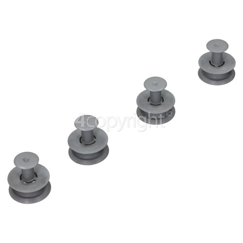 Whirlpool MDW1306BI Upper Wheel Basket (Set Of 4)