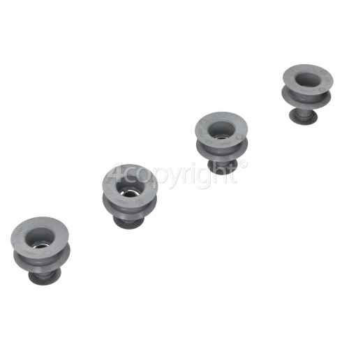 Whirlpool MDW1306BI Upper Wheel Basket (Set Of 4)