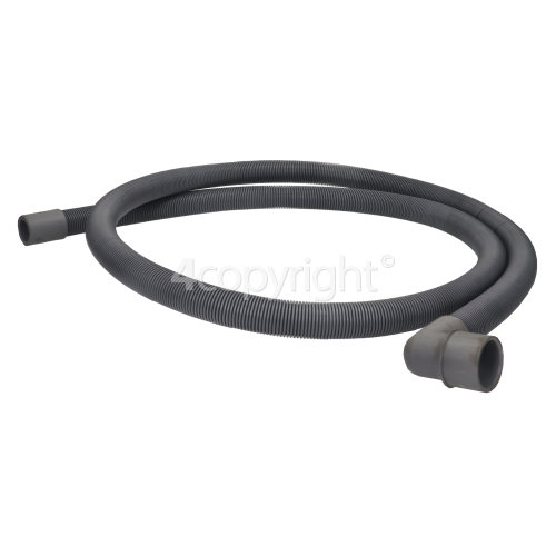 1.9mtr WD-3570-61 Drain Hose 19mm End (With Right Angle End 26mm) Internal Dia.s'