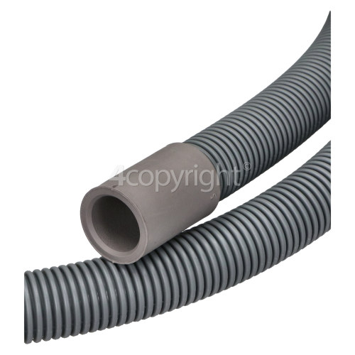 Candy KCDPA 7205HW-12 2mtr. Drain Hose 17mm End With Slight Angle End 30mm, Internal Dia.s'