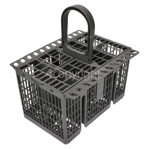 Hotpoint Cutlery Basket With Side Slots, Grey