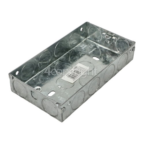 Wellco Twin 25mm Metal Pattress Box
