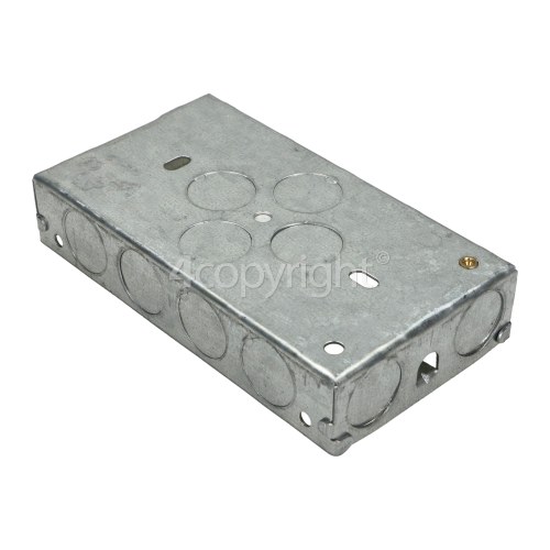 Wellco Twin 25mm Metal Pattress Box