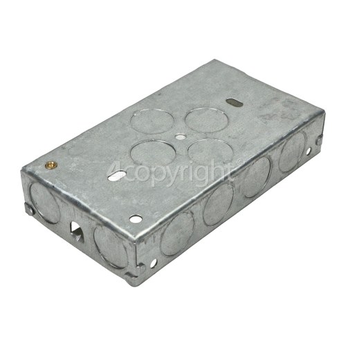 Wellco Twin 25mm Metal Pattress Box