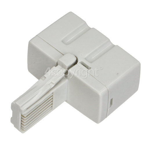 Wellco Telephone 3 Way Adaptor - White