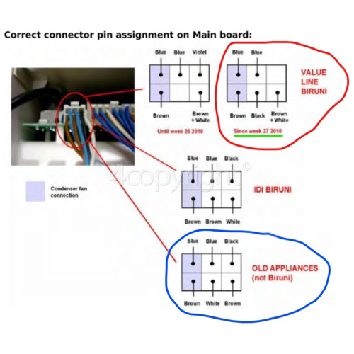 Whirlpool S20E RWW2V-A/H Fan Motor Assembly : Type: ESF-3 220-240 Volts