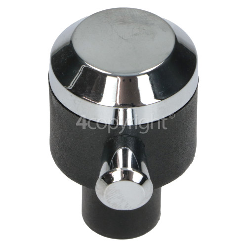 Leisure Hotplate Control Knob - Black / Chrome