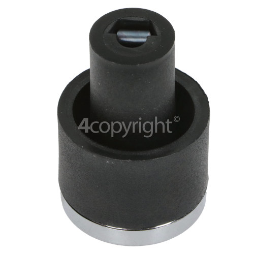 Leisure Hotplate Control Knob - Black / Chrome