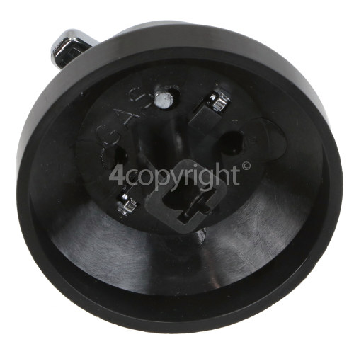 New World Oven Control Knob - Black/Silver. Part Number 082834873