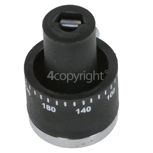 Rangemaster Oven Control Knob - Black/Silver
