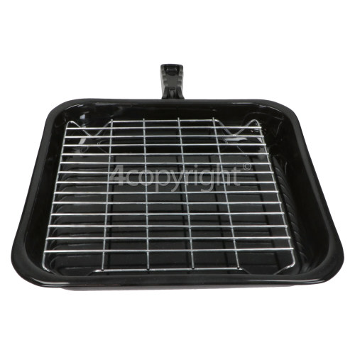 Universal Grill Pan 285x275mm With Handle & Grid