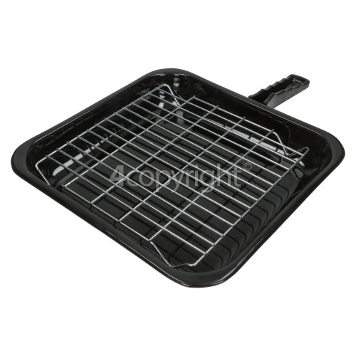 Universal Grill Pan 285x275mm With Handle & Grid