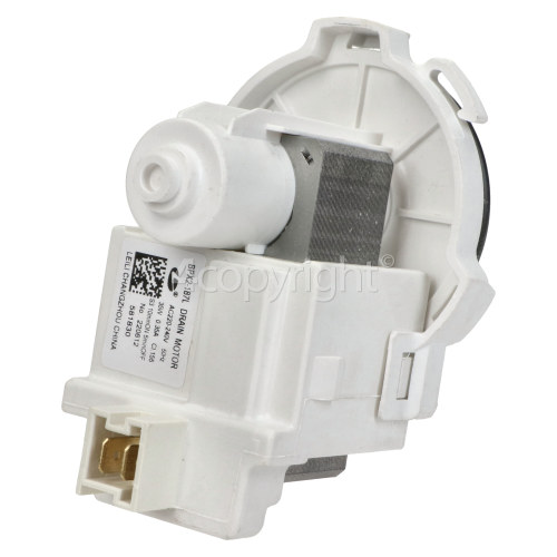 Hisense HS6120W Drain Pump (Round Top Twist On) : Leili Changzhou BPX2.1887l : Also Fits Asko & HISENSE HU63CW Etc.