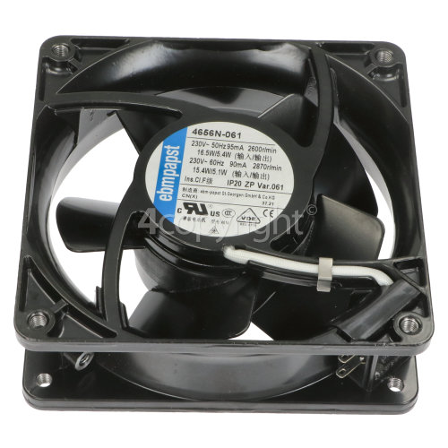 Rangemaster Cooling Fan Motor Assembly : EBMpapst 4656n 17w