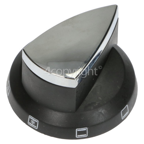 Rangemaster 7033 90 DF NG Double Oven black Multi-function Oven Control Knob - Black