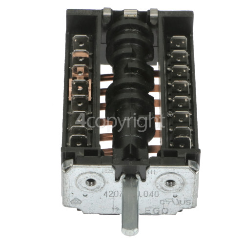 Rangemaster 8035 Classic 110 Ceramic White/Chrome Oven Function Selector Switch