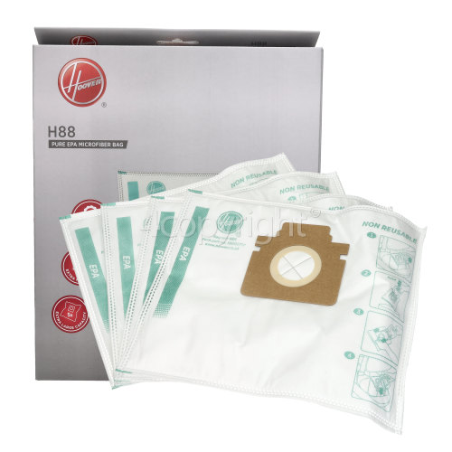 Hoover H-Energy 500 H88 EPA Dust Bag (Pack Of 4)