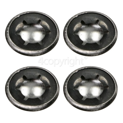 Flymo Lockwasher - Black - Pack Of 4