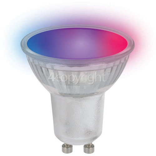 TCP 4.5W GU10 Smart WiFi Glass RGB Dimmable Bulb 320LM