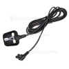 BuySpares Approved part Figure-8 Right-Angled Mains Lead - UK Plug