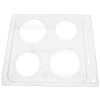 Parte Superior De La Encimera 50X60 Blanco CFSE10WH