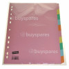 Genuine Staples Advantage A4 10 Part Subject Dividers