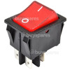 Red On/Off Rocker Switch : 4Tag