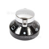 Diplomat Top Oven Control Knob - Black / Silver