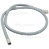 Iberna 2mtr. Drain Hose 17mm End With Slight Angle End 30mm, Internal Dia.s'