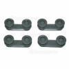 AEG F54850S Wheel Support Kit Dark Grey 4 Pcs.