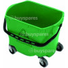 Obsolete Optional 30L Multi Mop Bucket With 75mm Castors Green Numatic