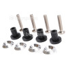 Homeking Cooker Hood Glass Fixing Screws & Rubbers