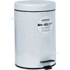 3 Litre Ice White Pedal Bin Sabichi